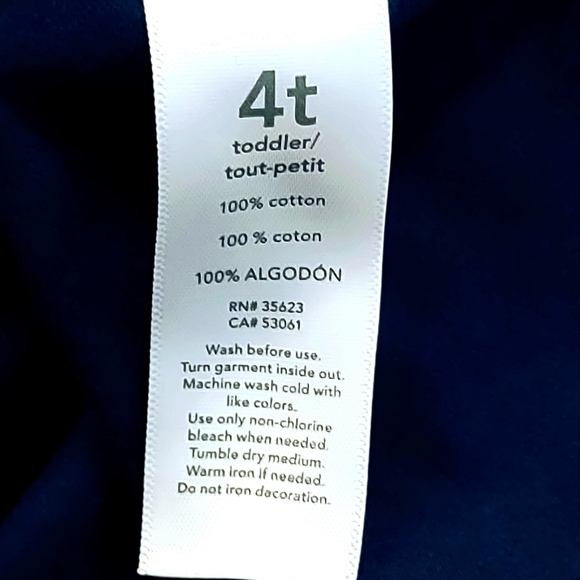 CARTER'S CHRISTMAS MERRY AND BRIGHT 100% COTTON UNISEX TOP SIZE 4T - Picture 4 of 5